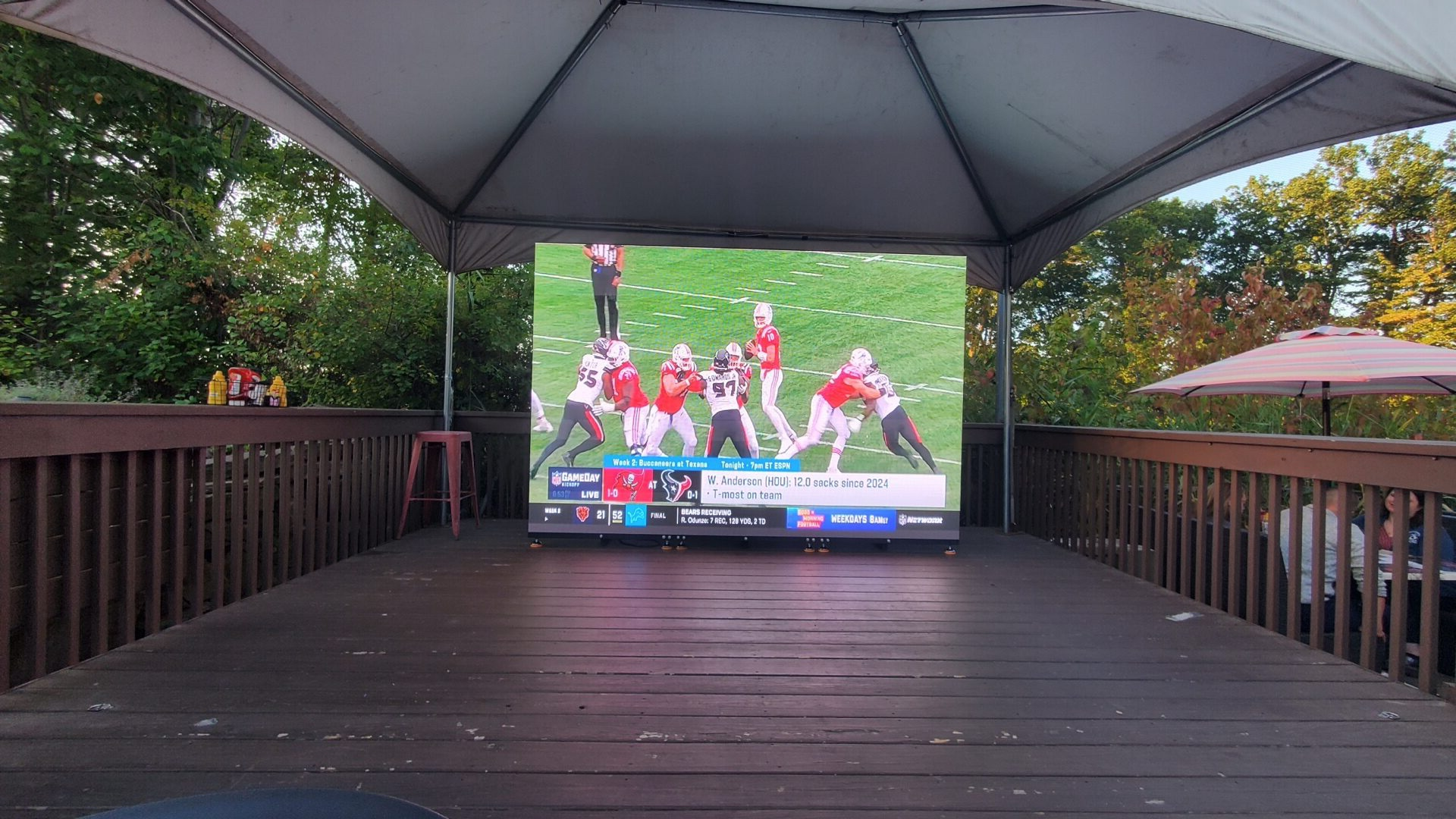 Ohio LED Wall P3.9 outdoor jumbotron install in progress